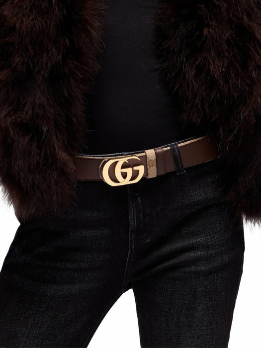 Cut GG Marmont reversible belt A006M3 FAF7J9651 GUCCI 