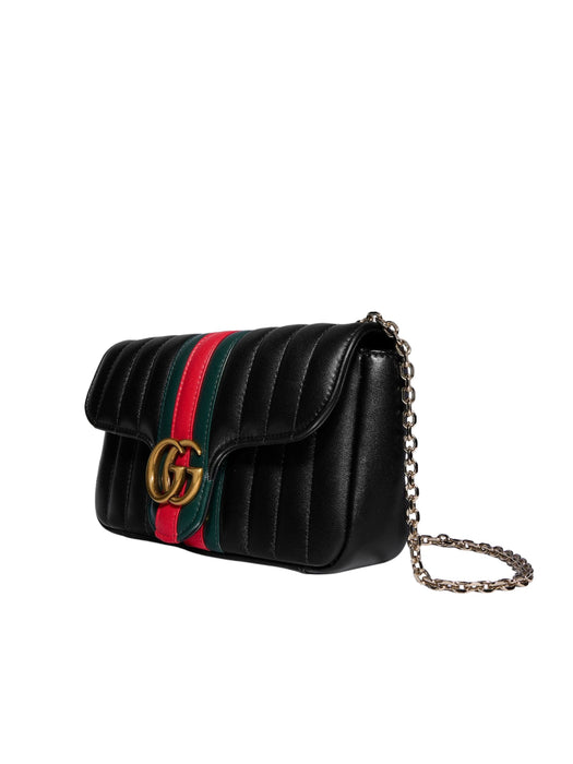 Jetset GG Marmont small shoulder bag<BR/> A006X1 AAG8N 1068 GUCCI 