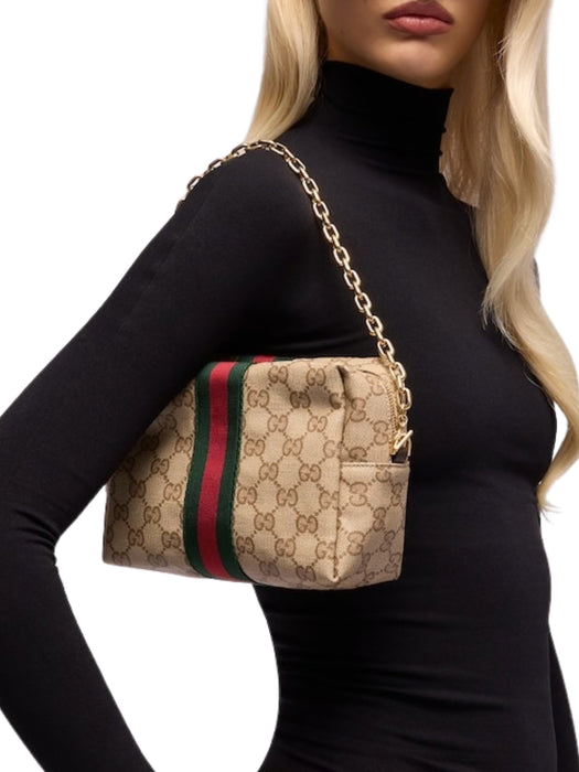 Mini camera bag with Web A006XF FAF8R 8547 GUCCI 