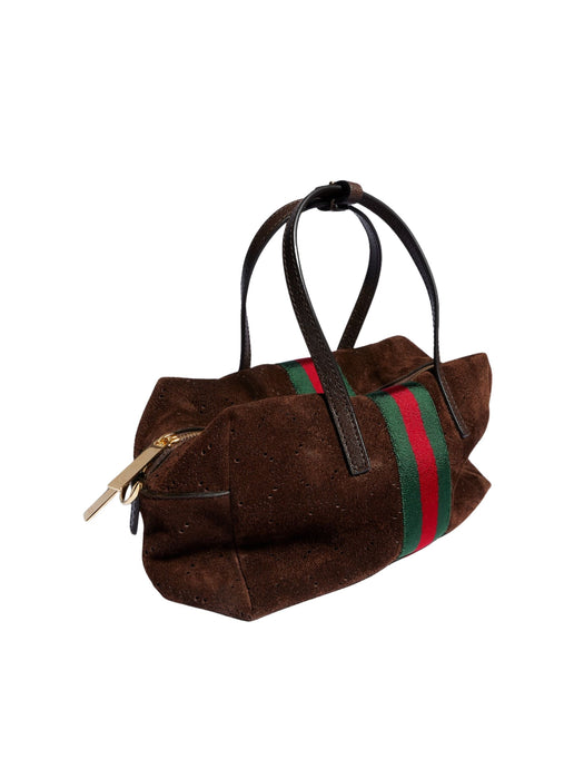 Small boston bag with Web A0070T AAHCC 2147 GUCCI 