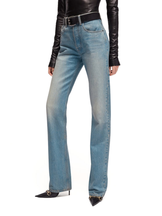 Cotton denim pants with soft coating A0077Z XDDJP4009 GUCCI 