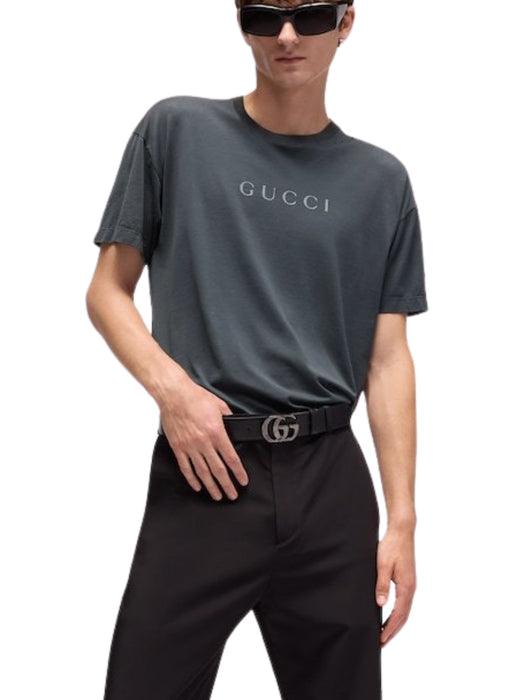 Cotton T-shirt with print A007GS XJH4B 1045 GUCCI 