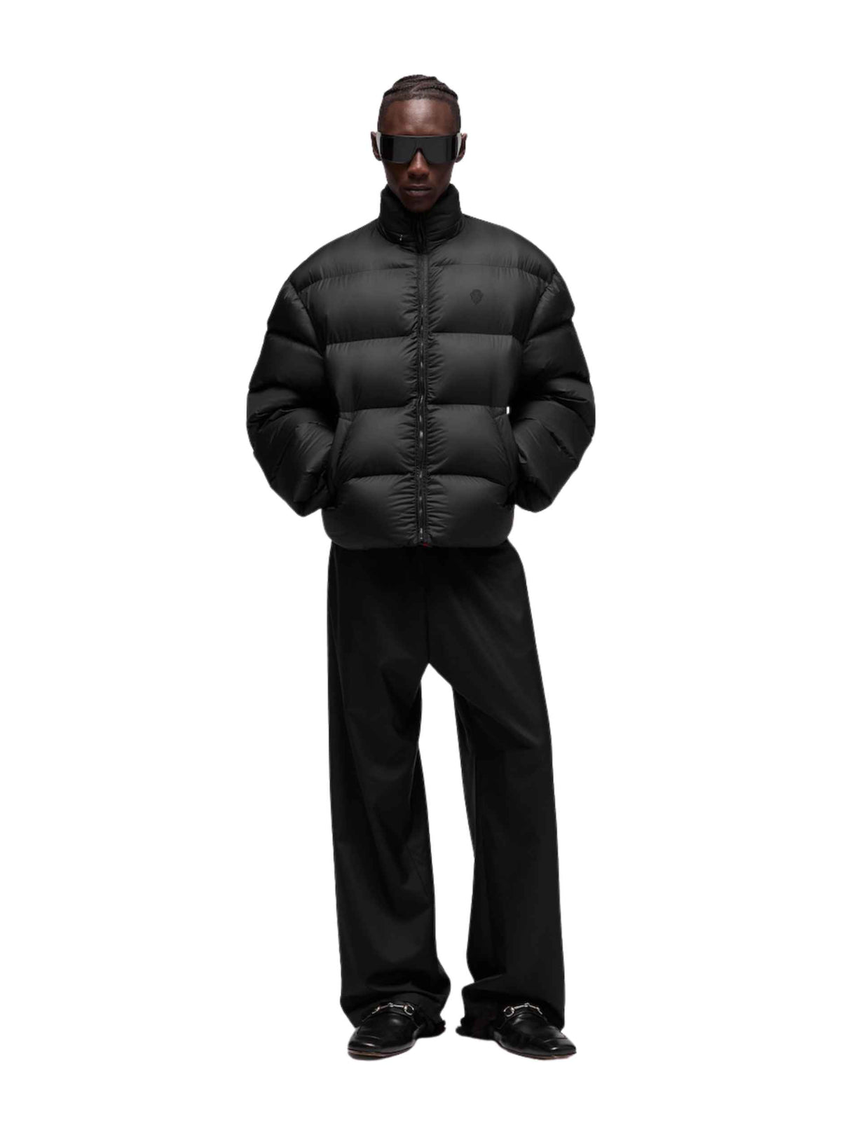 Lightweight padded polyester zip jacket A0090H ZAVMJ 1000 GUCCI 
