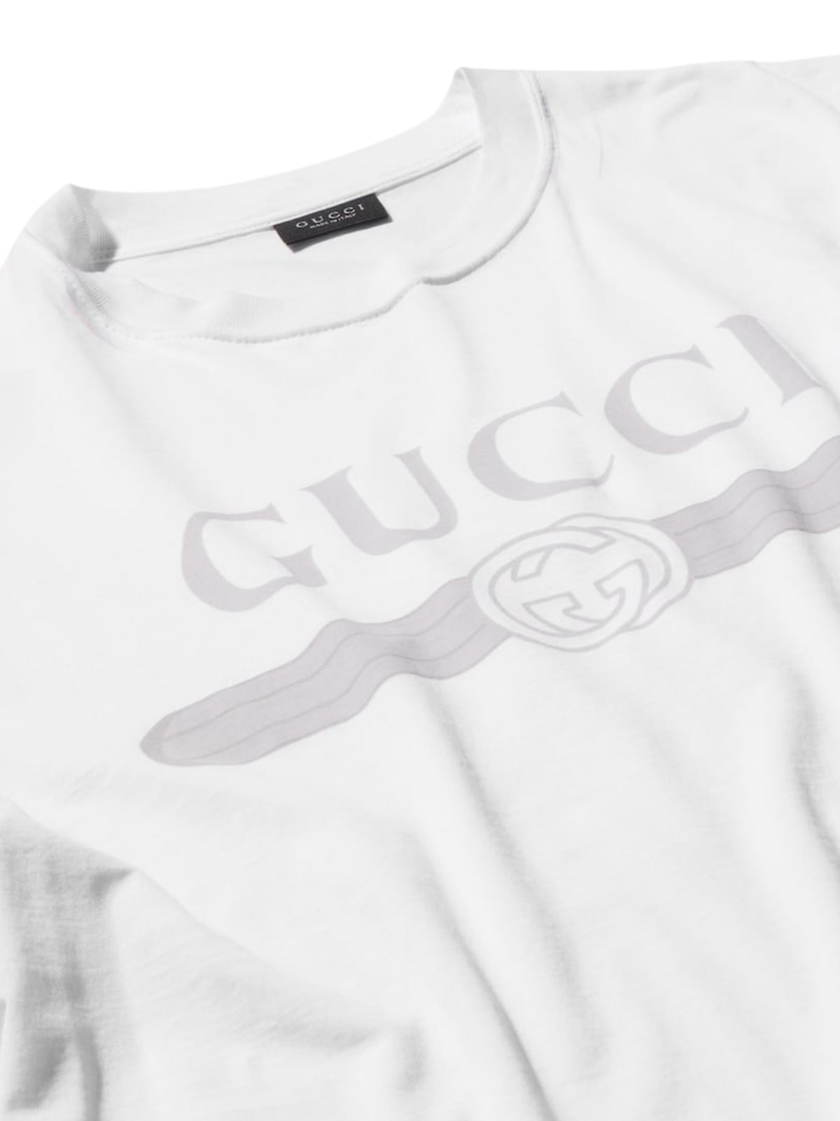 Cotton jersey T-shirt with print A0095J XJH5Y9066 GUCCI 