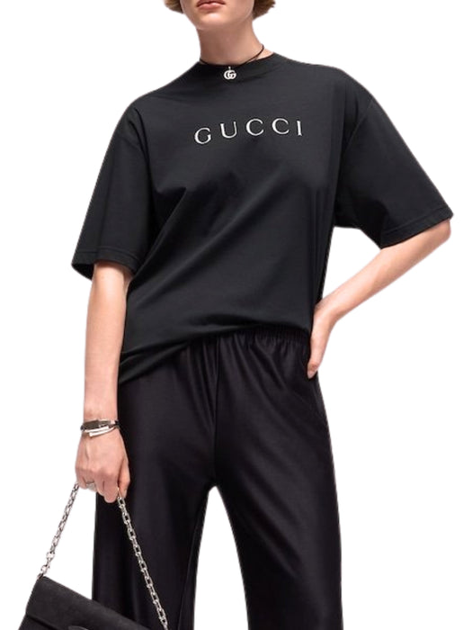Cotton jersey T-shirt with print A0097M XJH3Z1142 GUCCI 