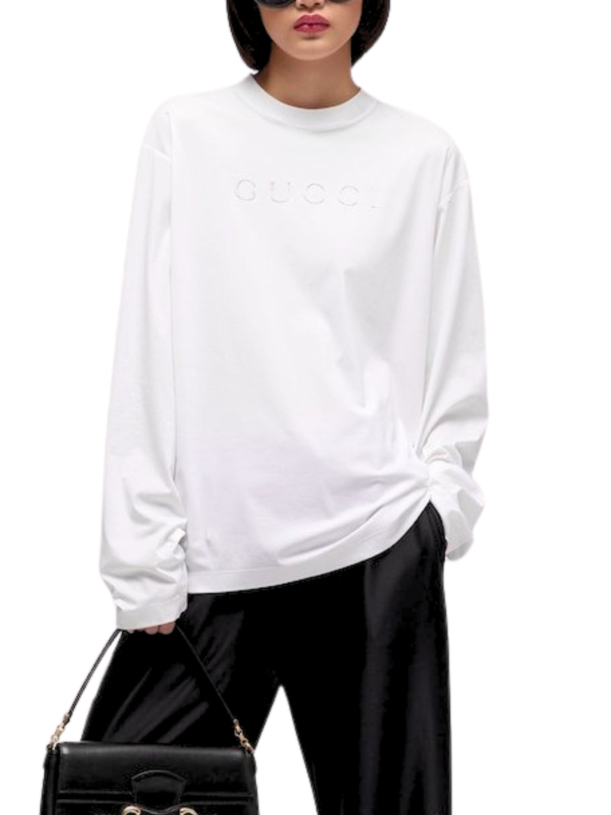 Cotton jersey T-shirt with print A0097V XJH3Z9066 GUCCI 
