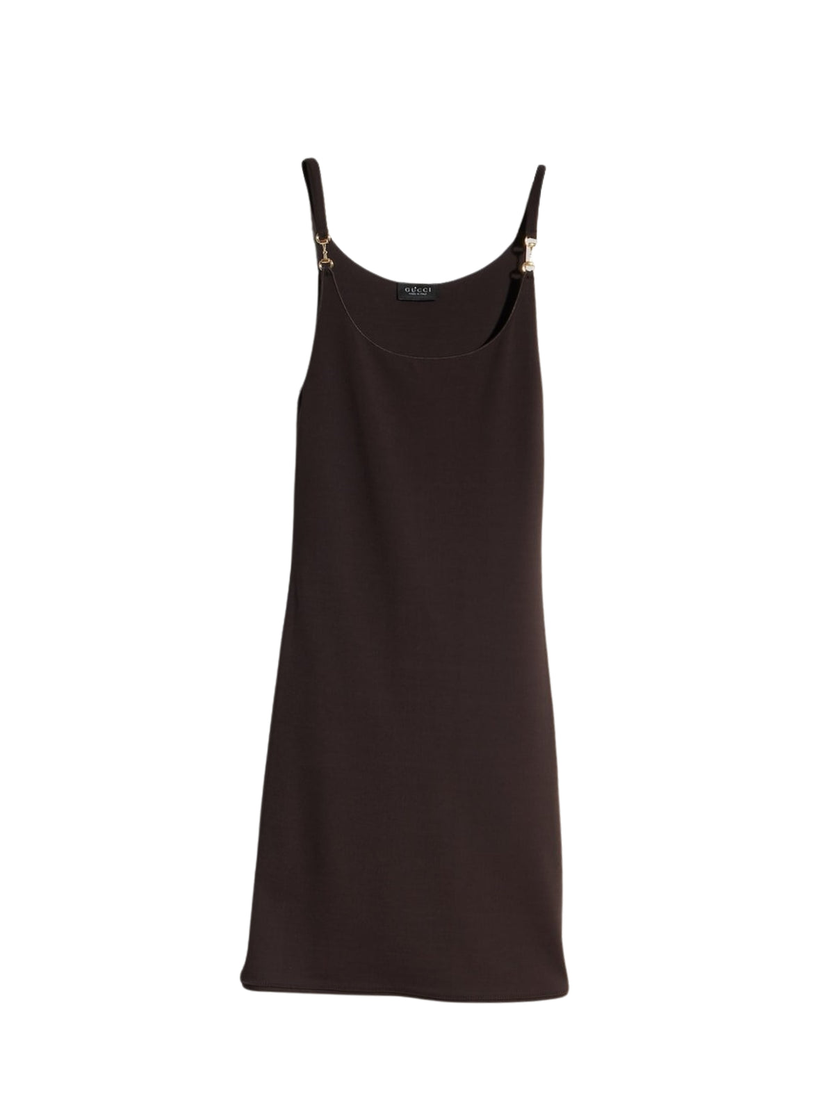 Viscose crêpe jersey dress with Horsebit A009BH XUAPP2206 GUCCI 