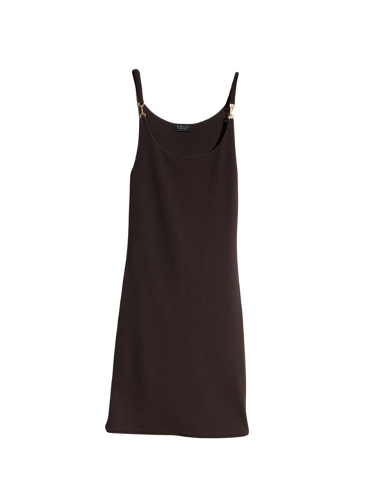 Viscose crêpe jersey dress with Horsebit A009BH XUAPP2206 GUCCI 