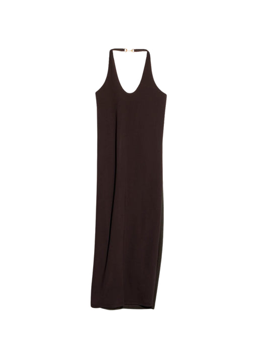Viscose crêpe jersey dress with Horsebit A009MJ XUAPP2206 GUCCI 