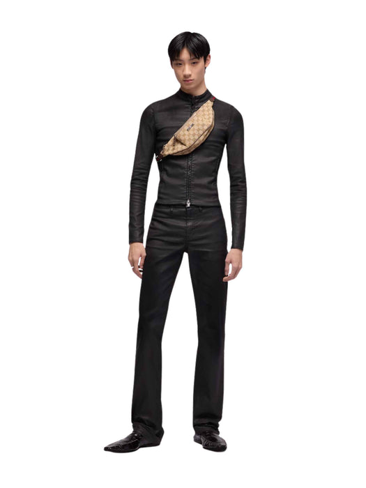 Coated stretch cotton twill denim pants<BR/> A009VU XDDH3 1000 GUCCI 