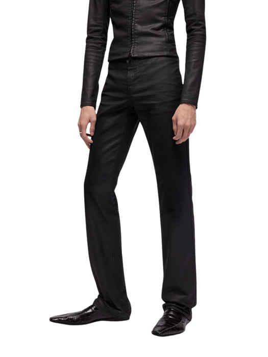 Coated stretch cotton twill denim pants<BR/> A009VU XDDH3 1000 GUCCI 