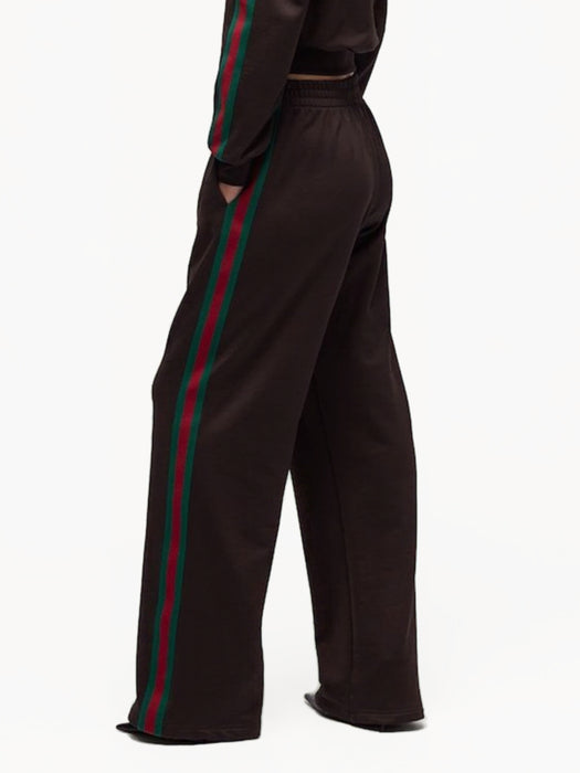 Cotton jersey leisure pants with Web A00A78 XJH3Y2206 GUCCI 