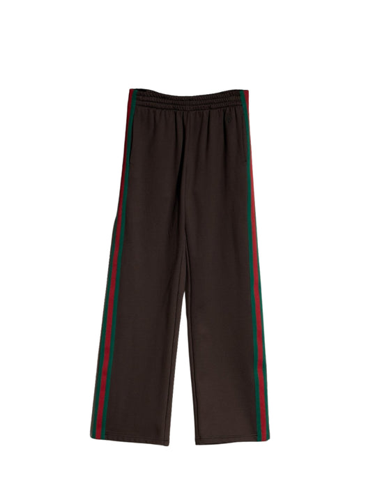 Cotton jersey leisure pants with Web A00A78 XJH3Y2206 GUCCI 