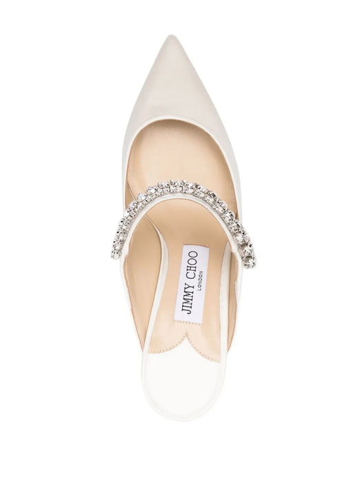 Leather mules BING 65 SATIVORY JIMMY CHOO 