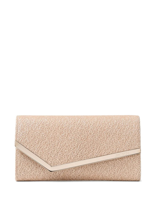Emmie clutch bag EMMIE UBDMACARON/LIGHT GOLD JIMMY CHOO 