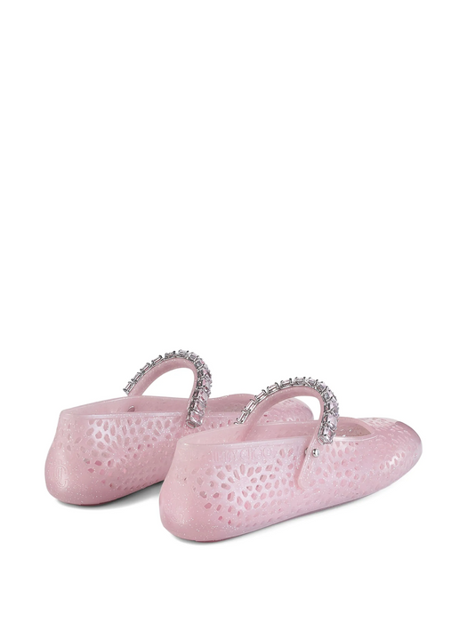 Cotton Candy Jelly Ballerina Flats THE JELLY NTXCOTTON CANDY/SILVER MIX/COTTON JIMMY CHOO 