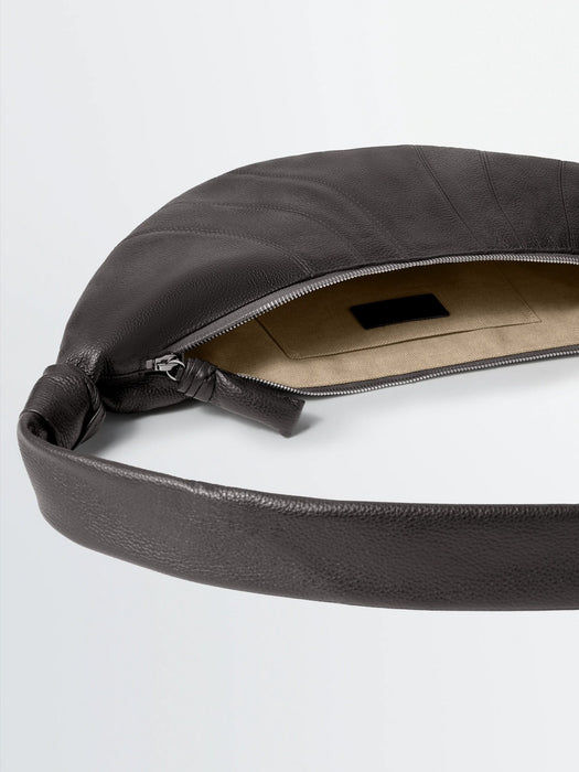 Medium Croissant crossbody bag BG0001 LL0018 DARK CHOCOLATE BR490 LEMAIRE 