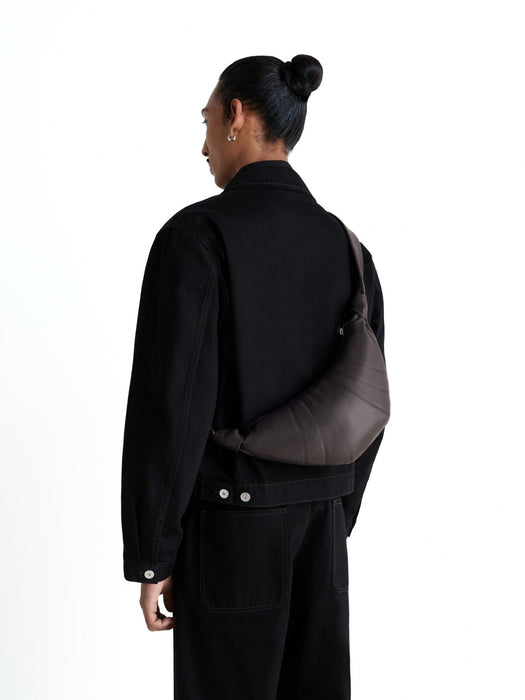 SMALL CROISSANT BAG IN LEATHER BG0003 LL095BR490 LEMAIRE 