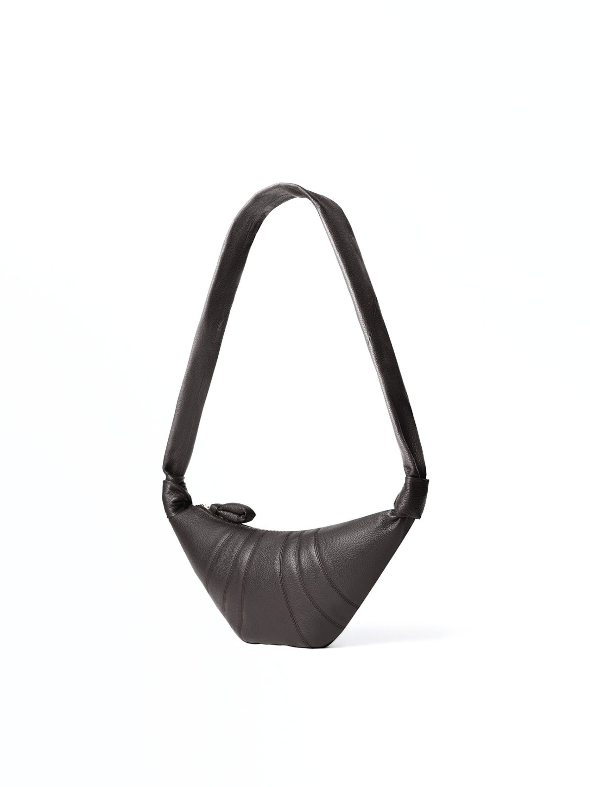 SMALL CROISSANT BAG IN LEATHER BG0003 LL095BR490 LEMAIRE 