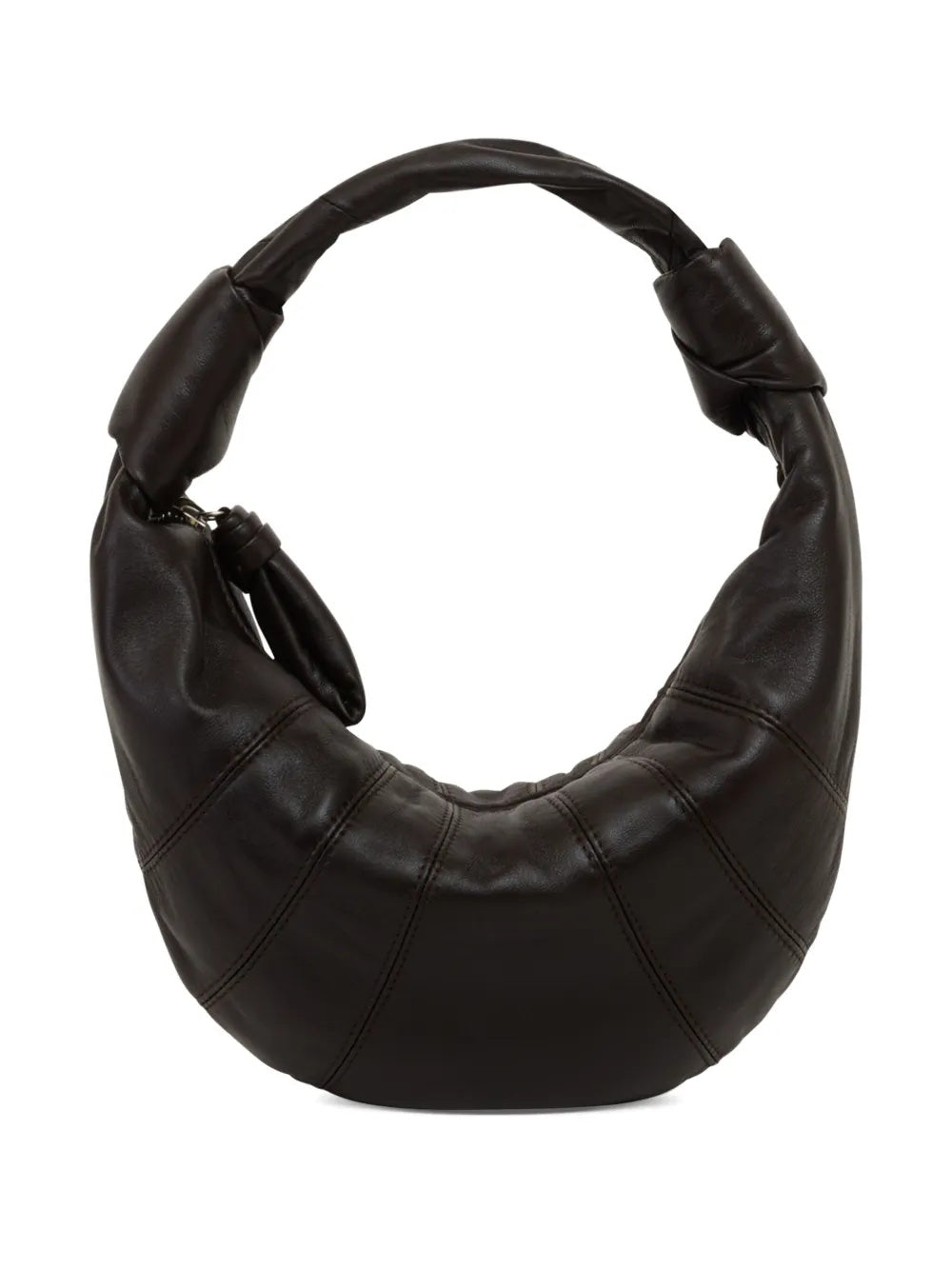Mini Fortune Croissant tote bag BG0125 LL095DARK CHOCOLATE BR490 LEMAIRE 