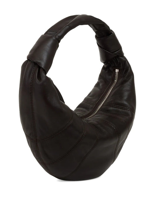 Mini Fortune Croissant tote bag BG0125 LL095DARK CHOCOLATE BR490 LEMAIRE 