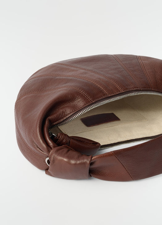 Mini fortune Croissant bag BG0237 LL0247ROASTED PECAN BR503 LEMAIRE 
