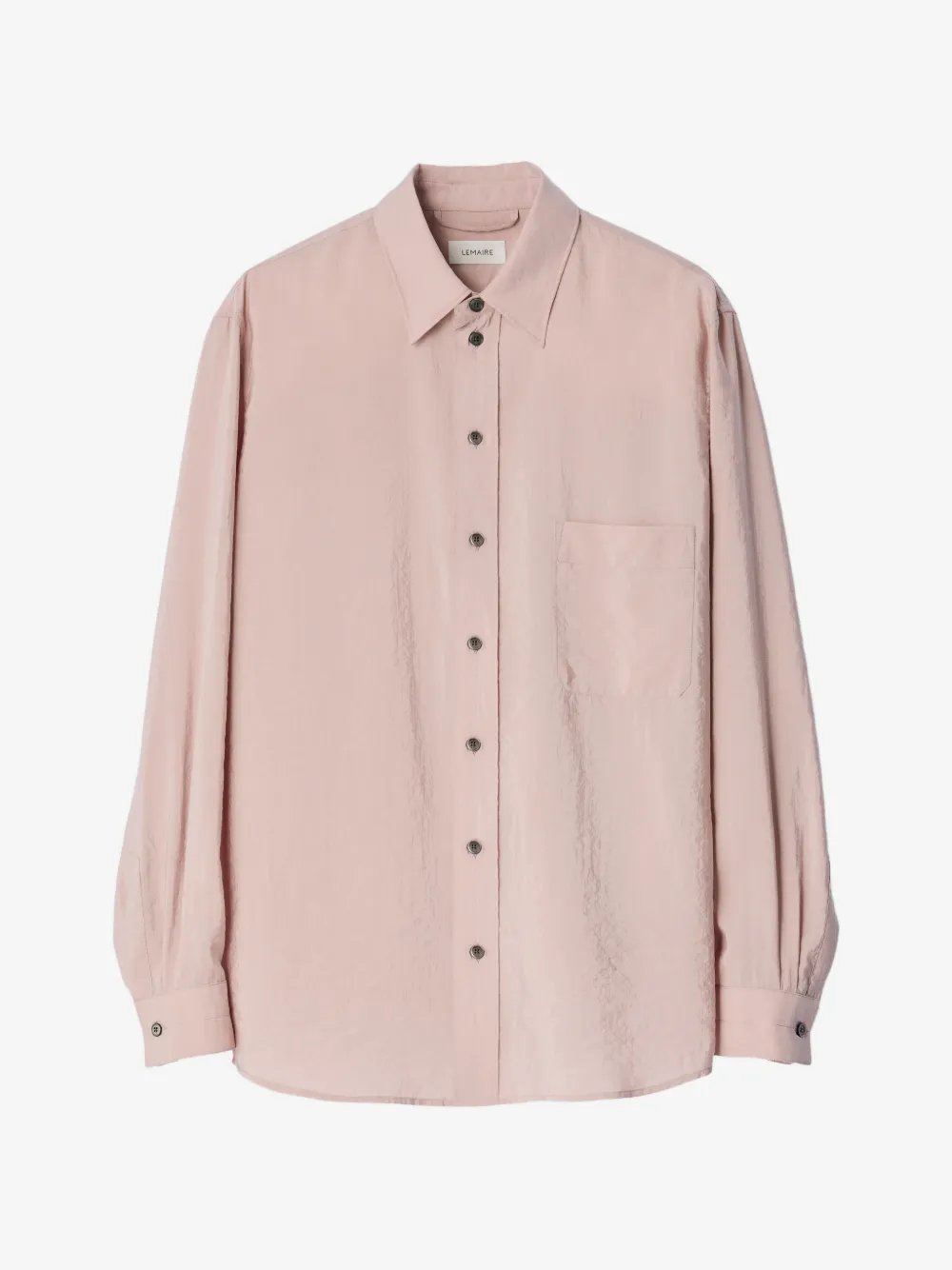 Straight shirt in dry-silk SH1291 LF1308ORCHID PK003 LEMAIRE 
