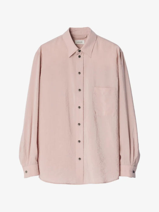 Straight shirt in dry-silk SH1291 LF1308ORCHID PK003 LEMAIRE 