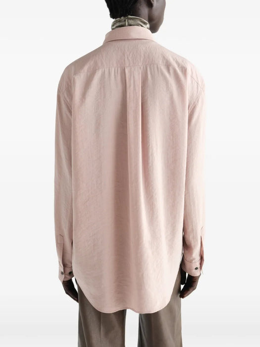 Straight shirt in dry-silk SH1291 LF1308ORCHID PK003 LEMAIRE 