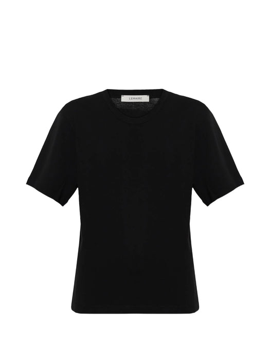 Rib T-shirt TS0002 LJ1016BLACK BK999 LEMAIRE 