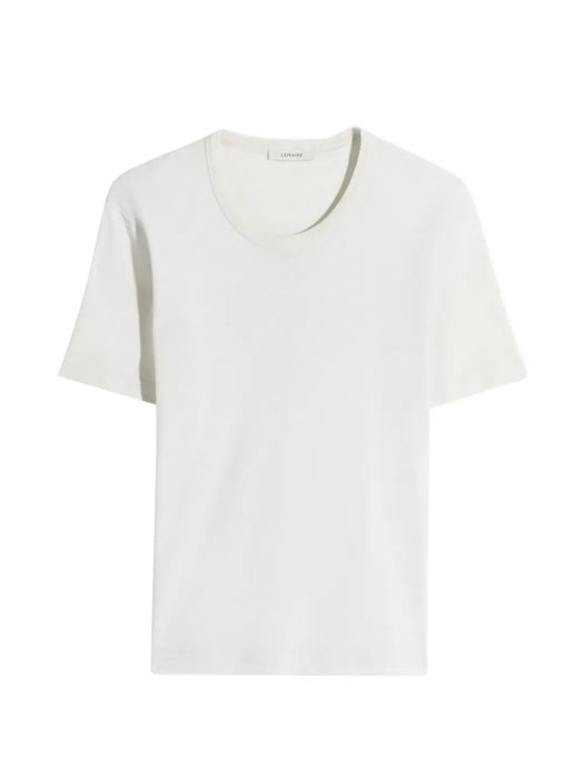 Cotton T-shirt TS0002 LJ1016LIGHT CREAM WH048 LEMAIRE 