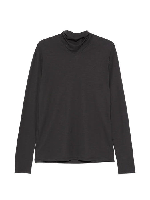 Tie-fastening T-shirt TS0049 LJ1025 BASALT GY006 LEMAIRE 