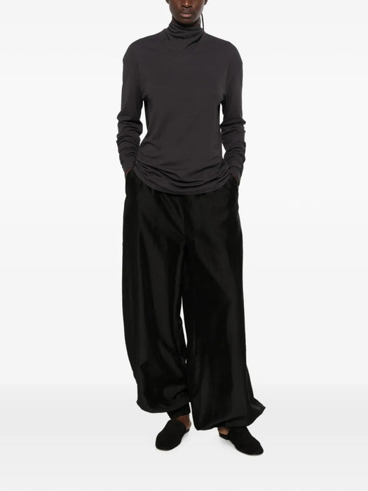 Tie-fastening T-shirt TS0049 LJ1025 BASALT GY006 LEMAIRE 