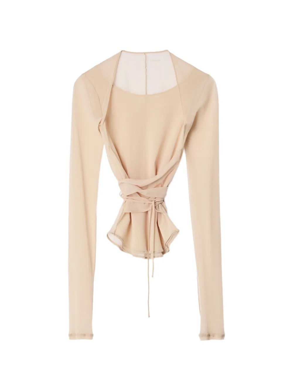 Ballerina Wrap top TS0052 LJ1070POWDER RE311 LEMAIRE 