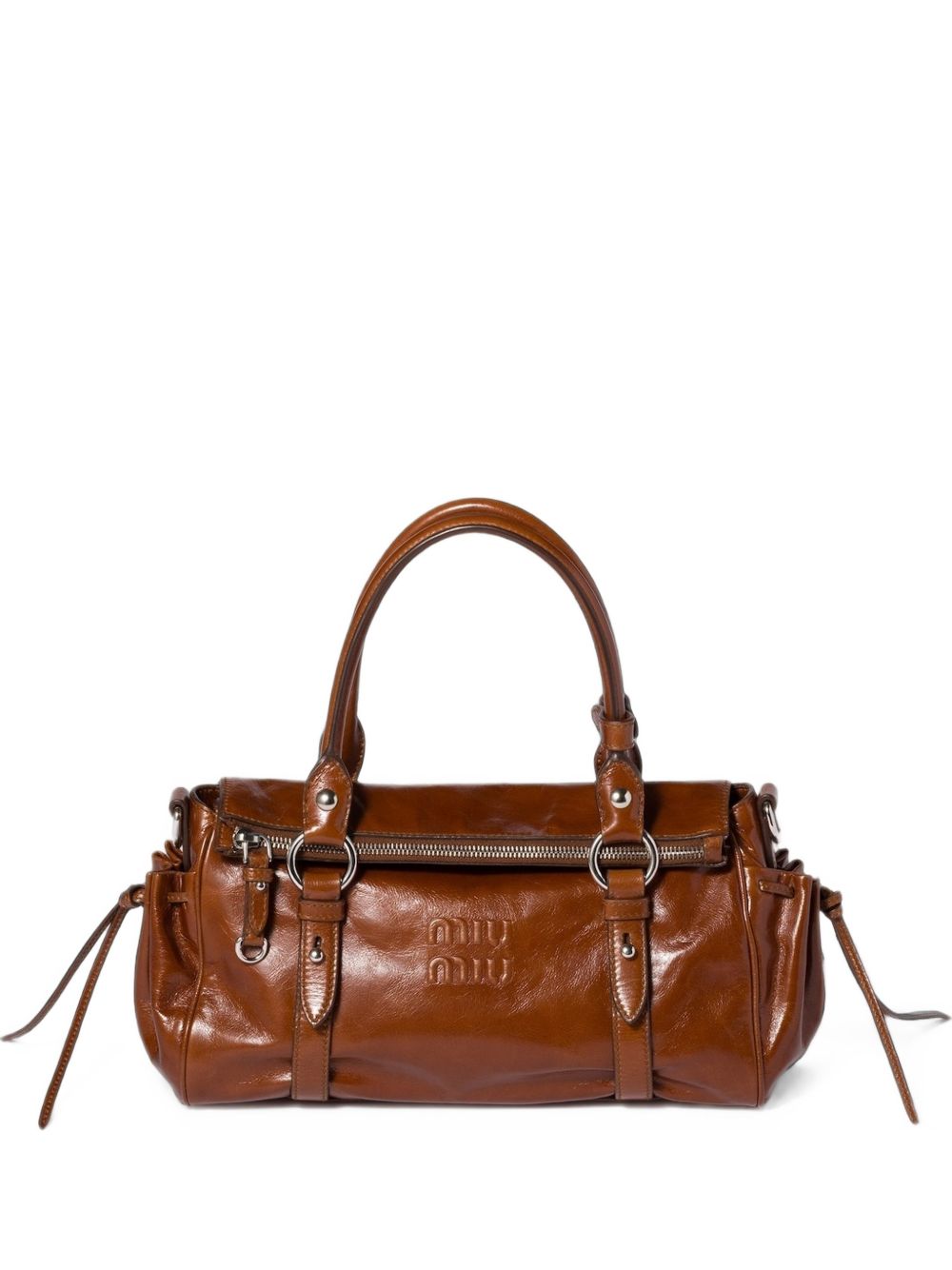 Glossy leather handbag 5BA333 V OOO 2A44F0BW5 MIU MIU 