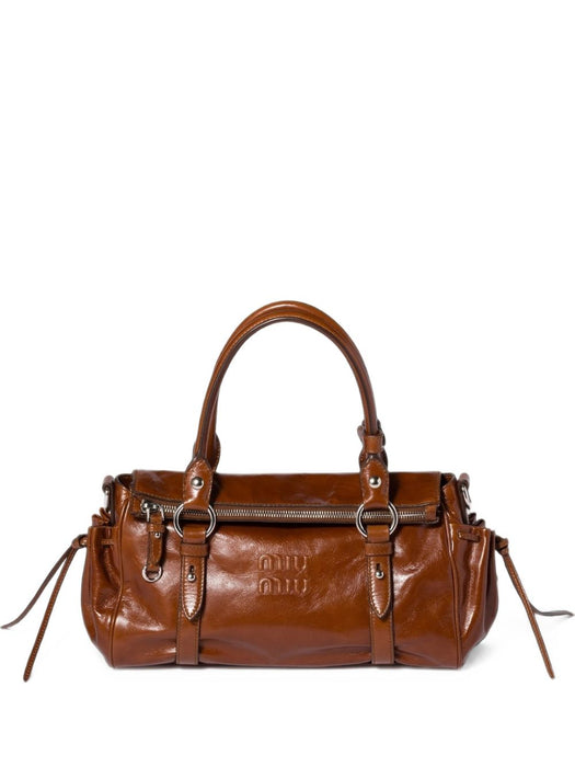 Glossy leather handbag 5BA333 V OOO 2A44F0BW5 MIU MIU 