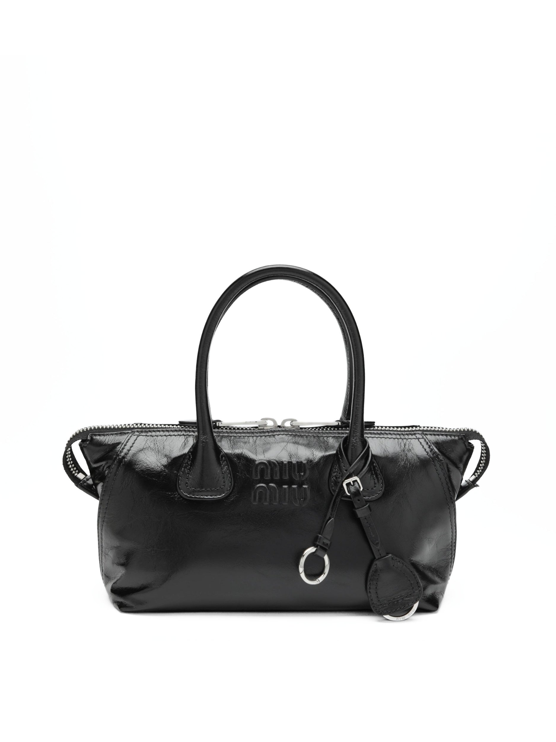 shiny leather handbag 5BA338 V OOO 2A44F0002 MIU MIU 
