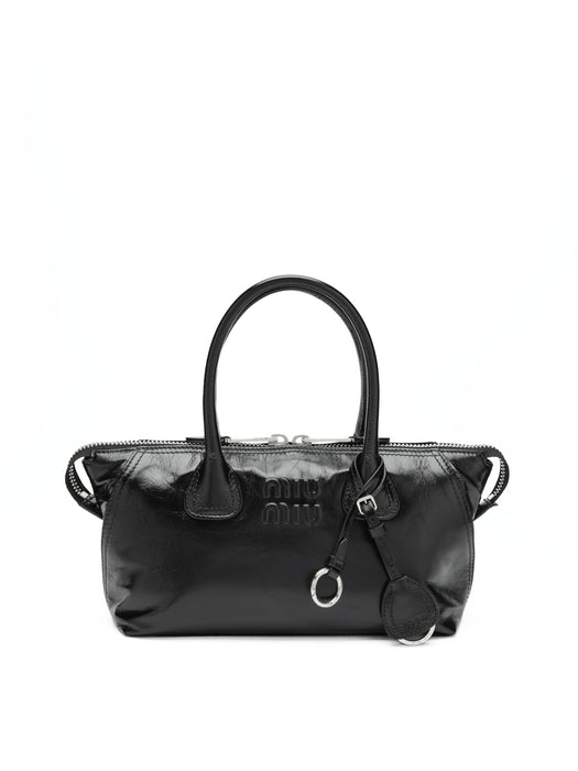 shiny leather handbag 5BA338 V OOO 2A44F0002 MIU MIU 