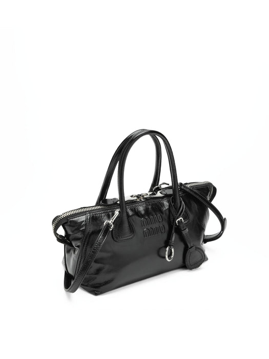 shiny leather handbag 5BA338 V OOO 2A44F0002 MIU MIU 