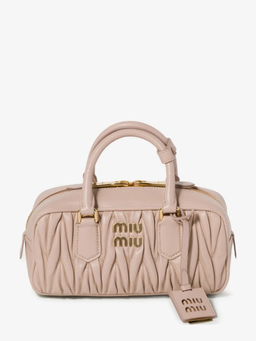 Arcadie matelassé leather tote bag 5BB142 VOON AN88F0236 MIU MIU 