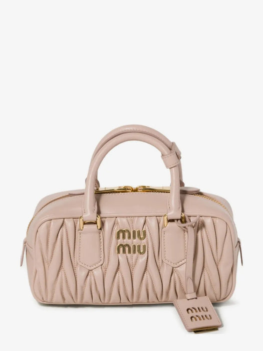 Arcadie matelassé leather tote bag 5BB142 VOON AN88F0236 MIU MIU 