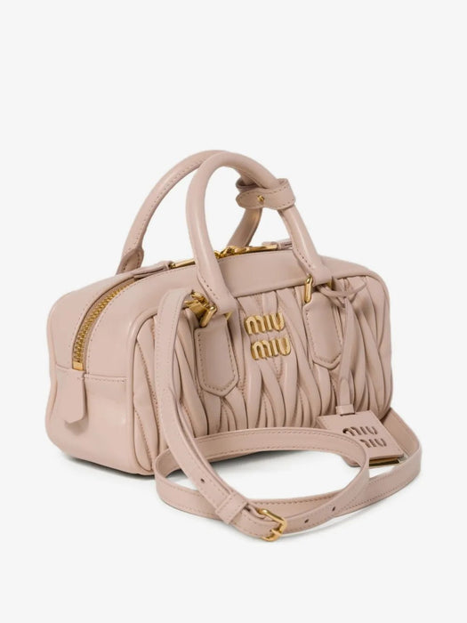 Arcadie matelassé leather tote bag 5BB142 VOON AN88F0236 MIU MIU 