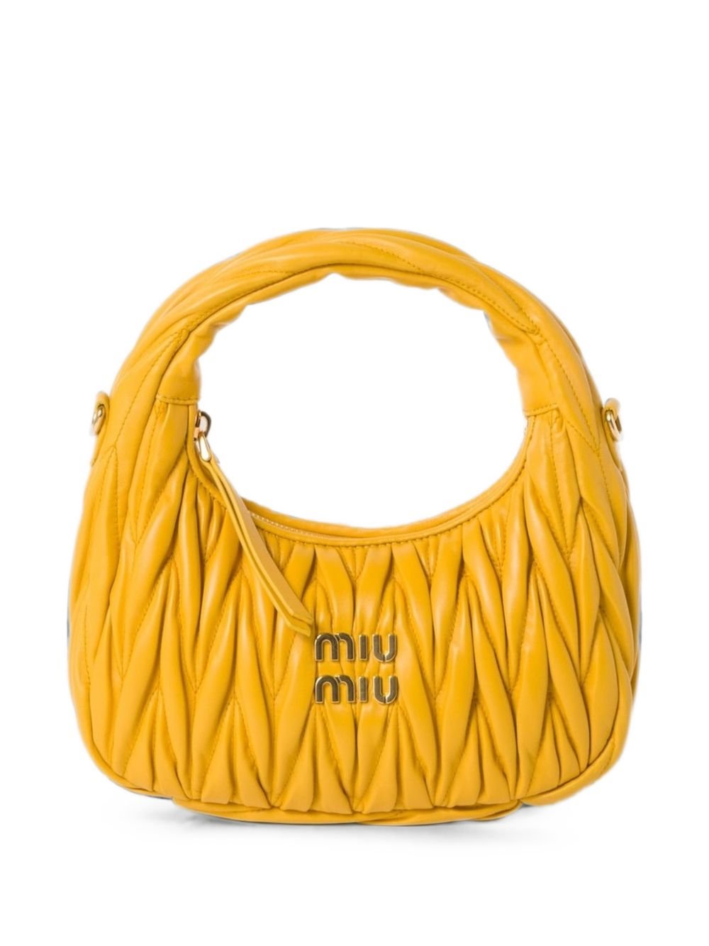 Wander matelassé nappa leather hobo bag 5BC125 V OOY AN88F065Y MIU MIU 