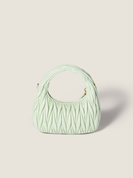 Wander matelassé nappa leather hobo bag 5BC125 V OOY AN88F0934 MIU MIU 