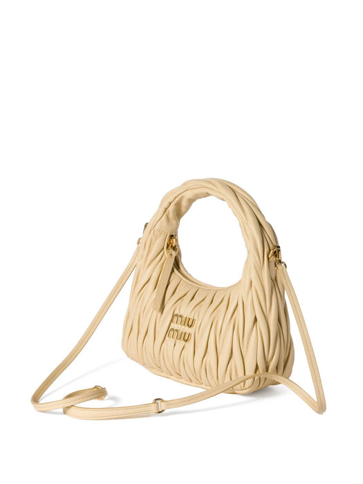 Wander hobo bag in quilted nappa 5BC125 V OOY AN88F0K57 MIU MIU 