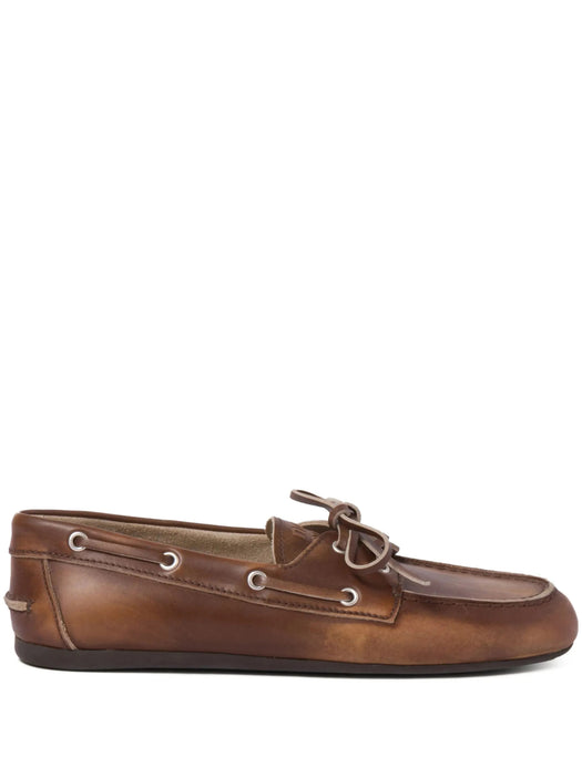 Unlined Boat Loafers 5D123E F 005 3F33F0038 MIU MIU 