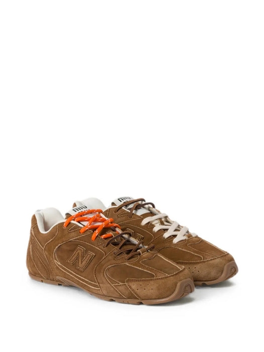 Miu Miu x New Balance 530 suede logo-patch sneakers 5E165E FD005 Z5OF0401 MIU MIU 