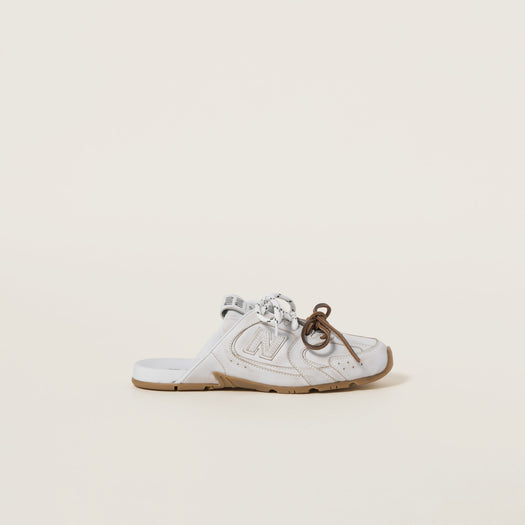 New Balance X Miu Miu 530 SL deco calf leather mules 5E333E F005 3G48F0009 MIU MIU 