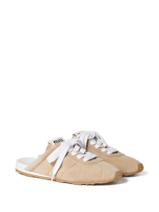 Plume suede sneakers 5E467E F 005 054F0F24 MIU MIU 