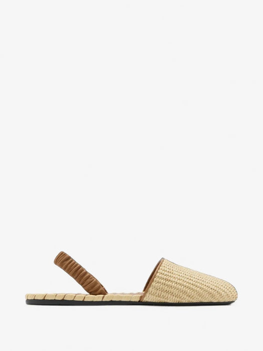 Woven slingback sandals 5F713E F 005 3LOMF0018 MIU MIU 